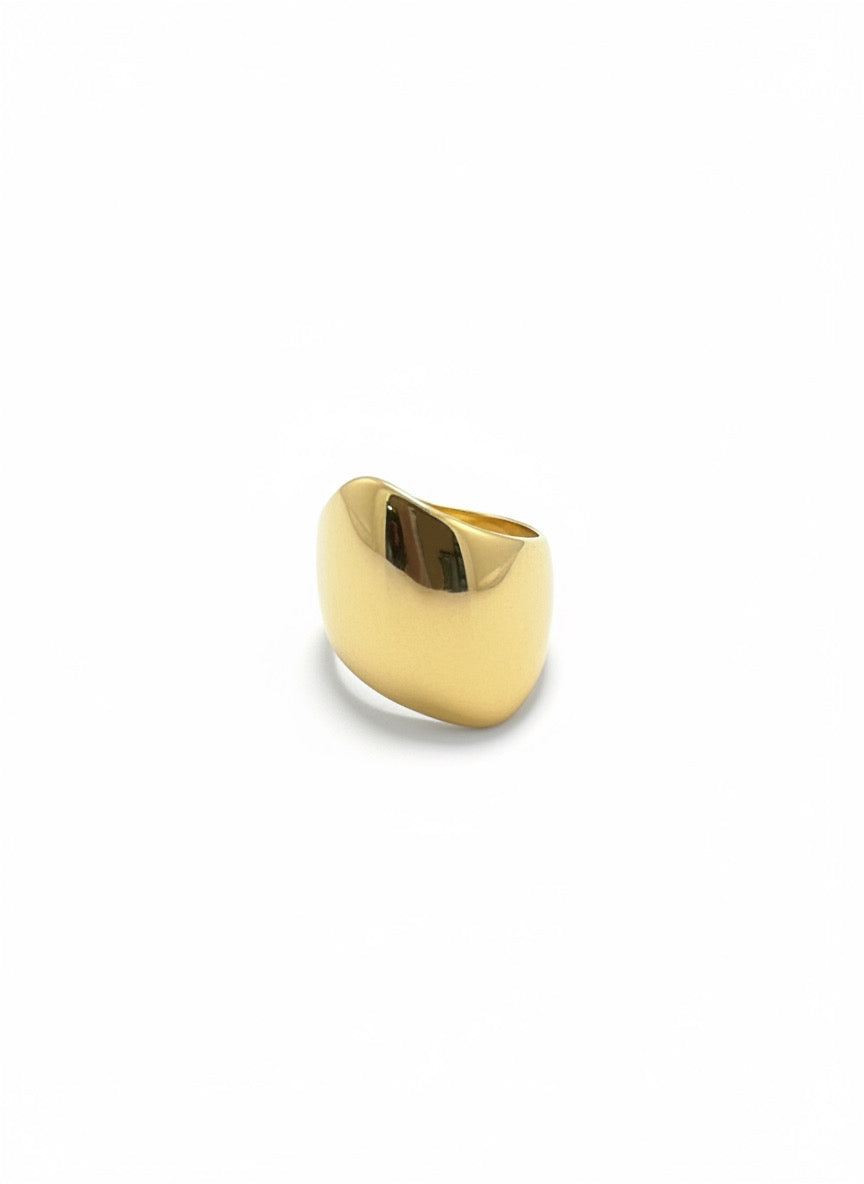 Anillo Bombé Espejo (Talla 7-8)