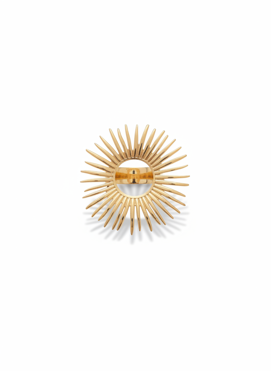 Anillo Sol Radiante (Ajustable)