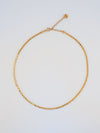 Collar Clara dorado en acero inoxidable con baño de oro 18K (PVD)