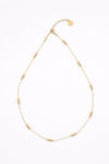 Collar Marula dorado en acero inoxidable con baño de oro 18K (PVD)