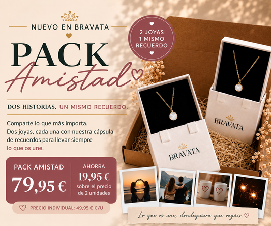 Pack Amistad - 2 Collares Esencial con Cápsula de Recuerdos