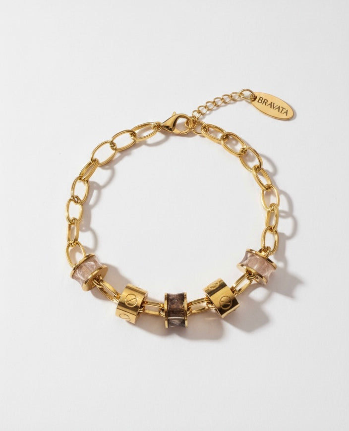 Pulsera Siena Dorada